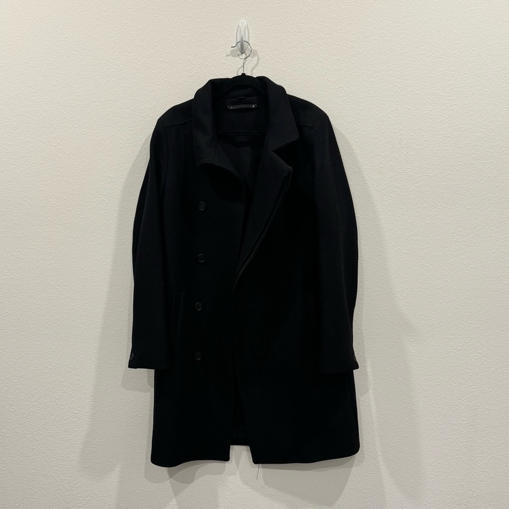 All Saints Men Black Coat